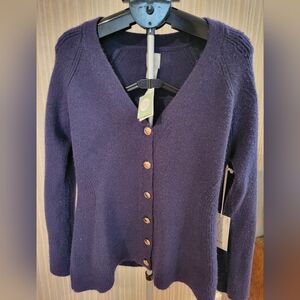 NWT Joie Women's Blue Cardigan -Medium